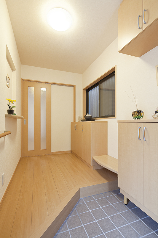 将来、車椅子用のスロープを設置できる